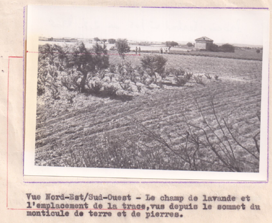 Photographie de la scène d'observation / Image : Gendarmerie Française